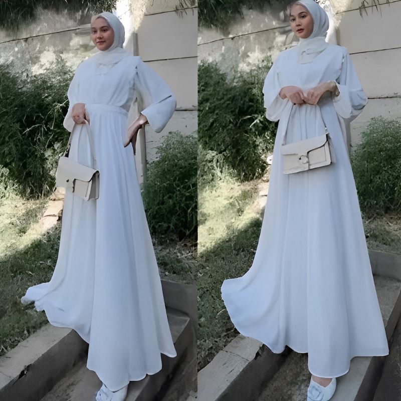 gamis muslim samara dress wanita  baju kondangan gamis remaja