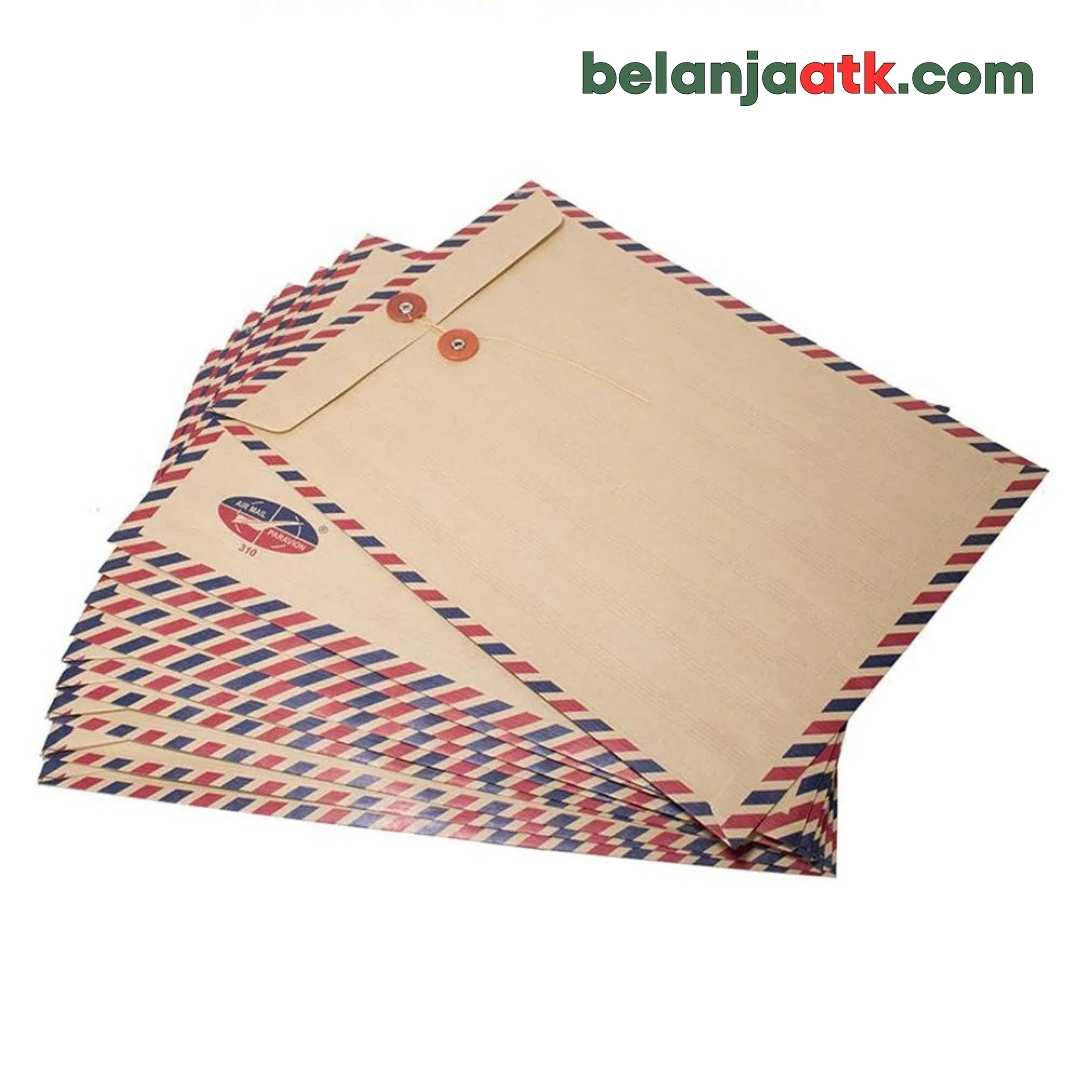 

Amplop Coklat Tali 310 Air Mail 1pack (10pcs)