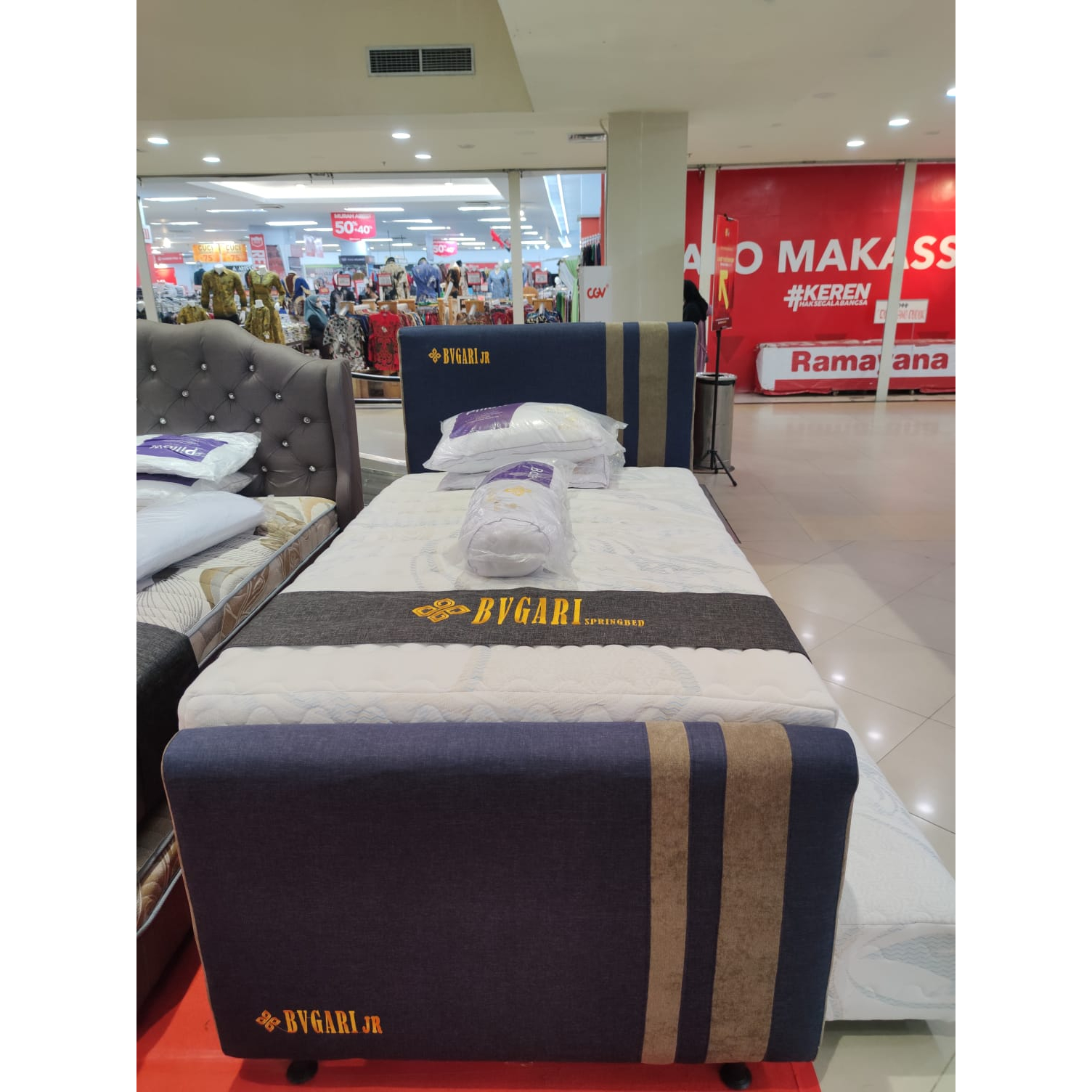 3in1 / 2in1 pisah kasur anak twin set sorong BVGARI Junior 120 120x200 springbed spring bed per Pock