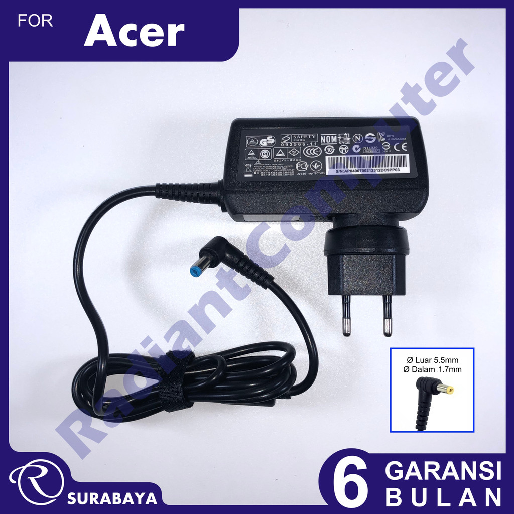 Adaptor Charger Acer Aspire One D250 D255E D260E D265 D271