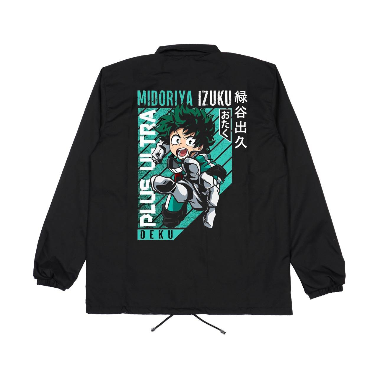 Coach Jaket Anime Izuku Midoriya My Hero Academia Deku