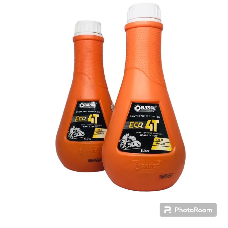 Oli Mesin Orange / Qrange ECO 4T Bebek, sport 1Liter SAE 40 API CD/SF