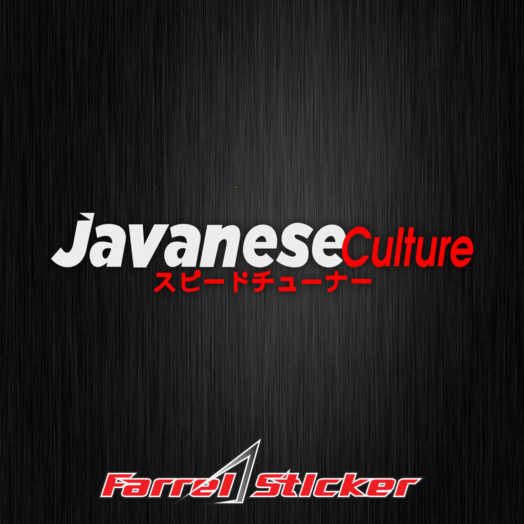 Sticker JAVANESE Culture stiker cuttung