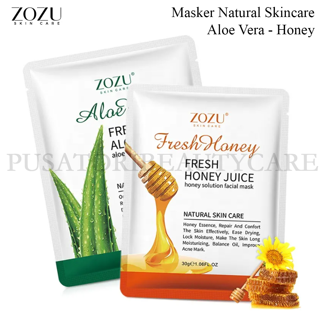 ZOZU Masker Natural Skincare - Aloe Vera - Honey