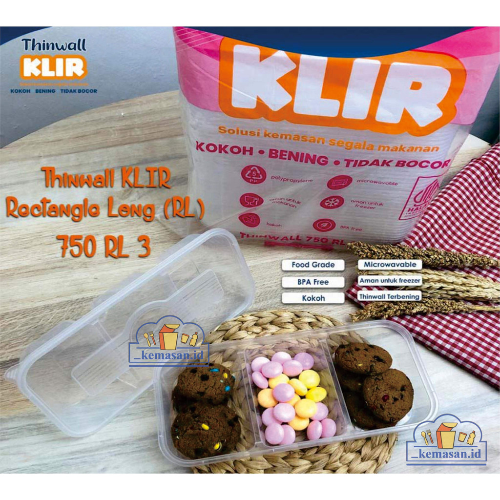 

THINWALL 750ML REC KLIR SEKAT 3 RL 3 10PCS-1 SLOP