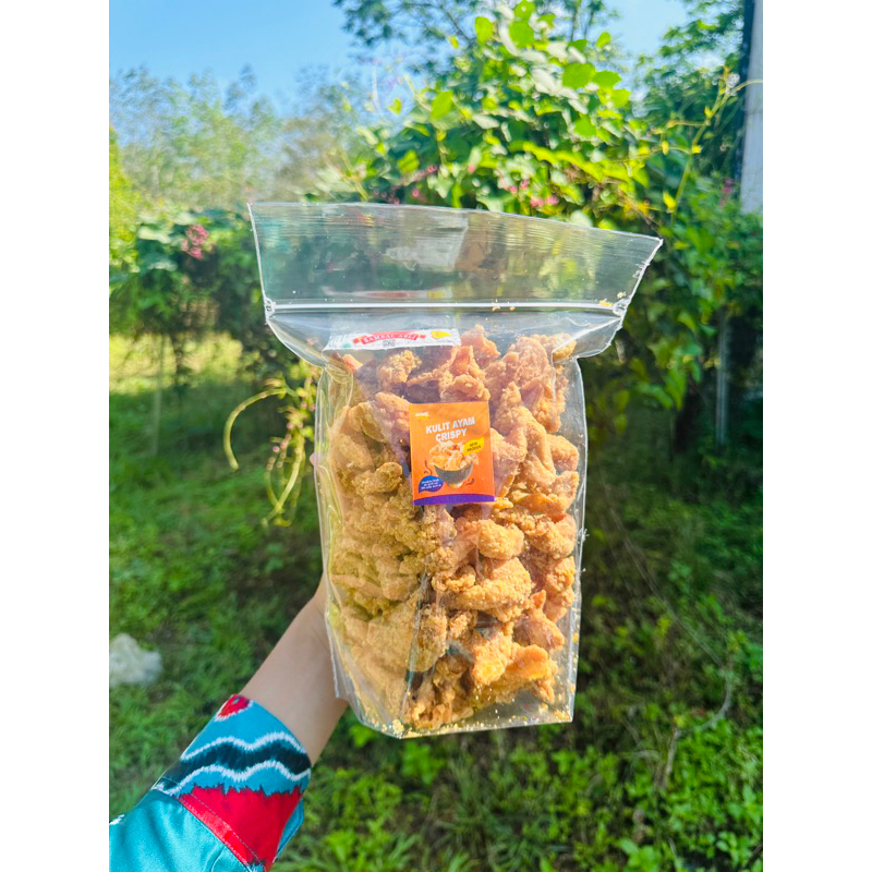

kulit ayam crispy original daun jeruk 500 gram