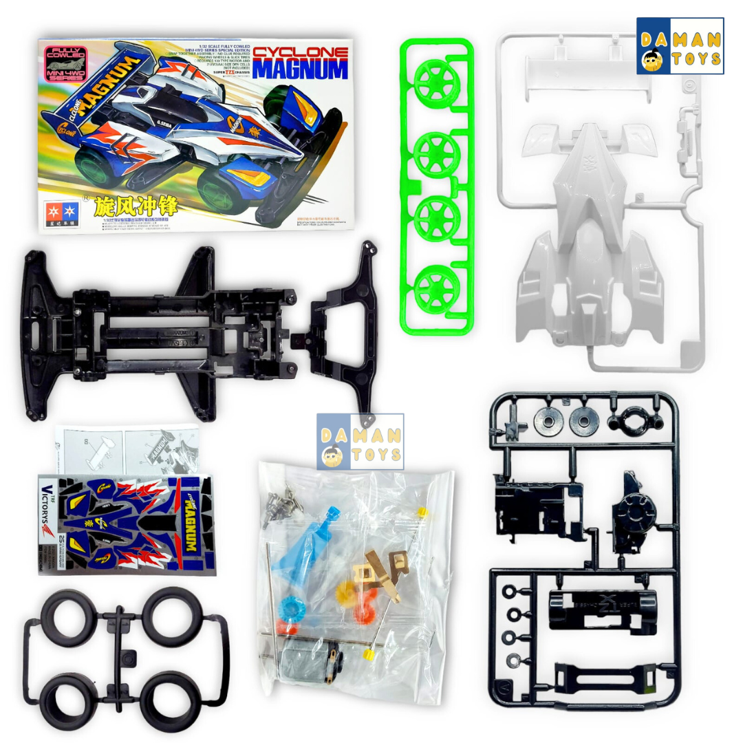 Mainan Tamiya Balap Cepat 4wd Speed Magnum Hurricane Sonic Rakitan Tamia