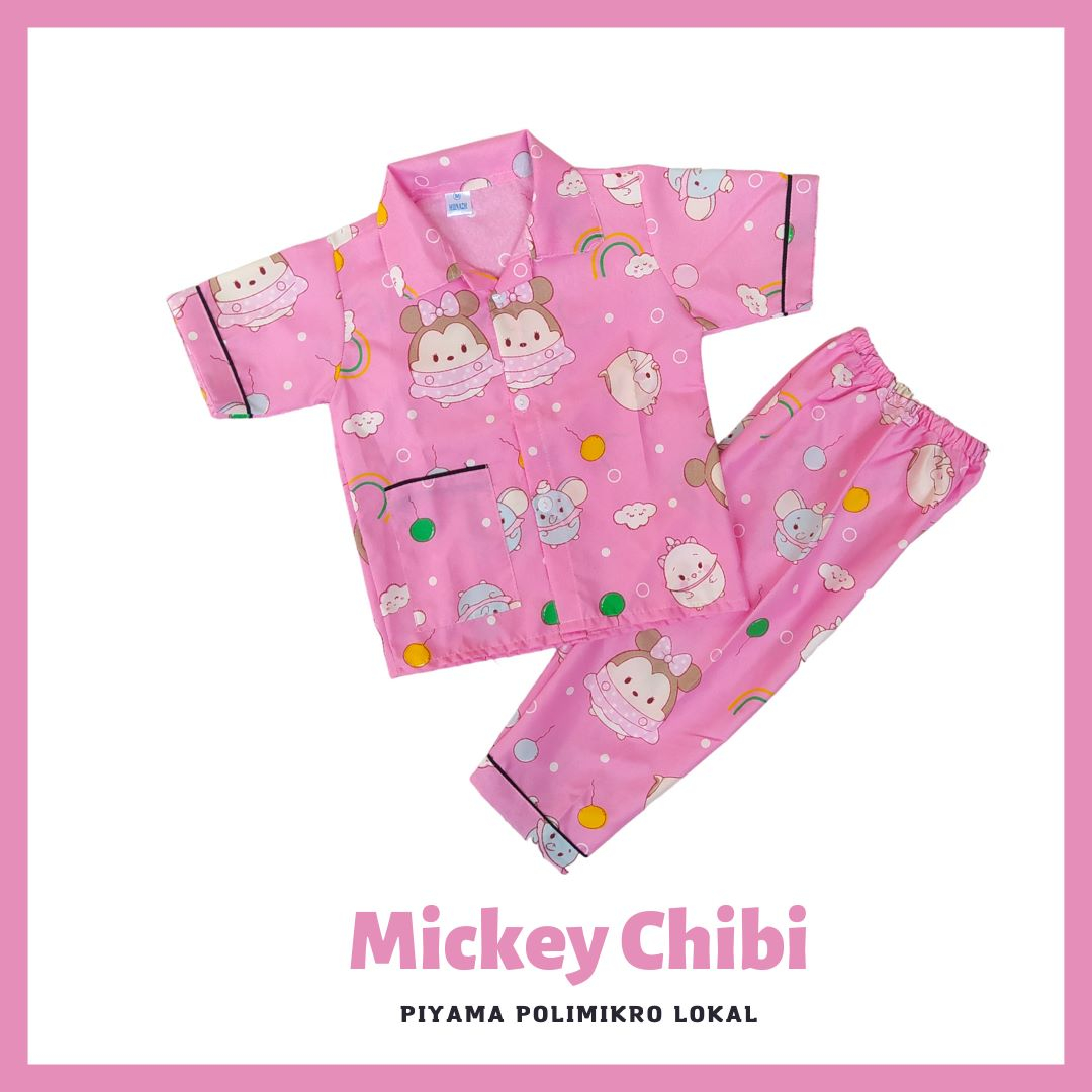 Piyama Polimikro 0-4Tahun //piyama anak // piyama murah // piyama karakter cewe