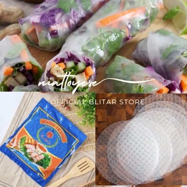 

✔️DISKON SALE niattoyese✦ Kulit Lumpia Vietnam Rice Paper Termurah Original Pack | [5 lembar] rice papper bening kulit martabak vietnam murah