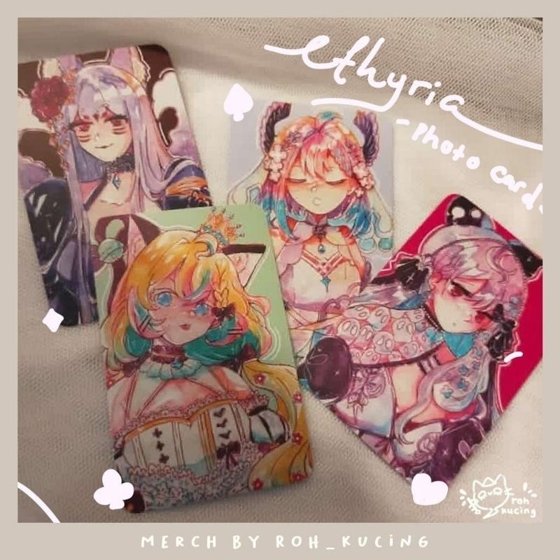[roh_kucing] Photocard Nijisanji EN Ethyria Vtuber