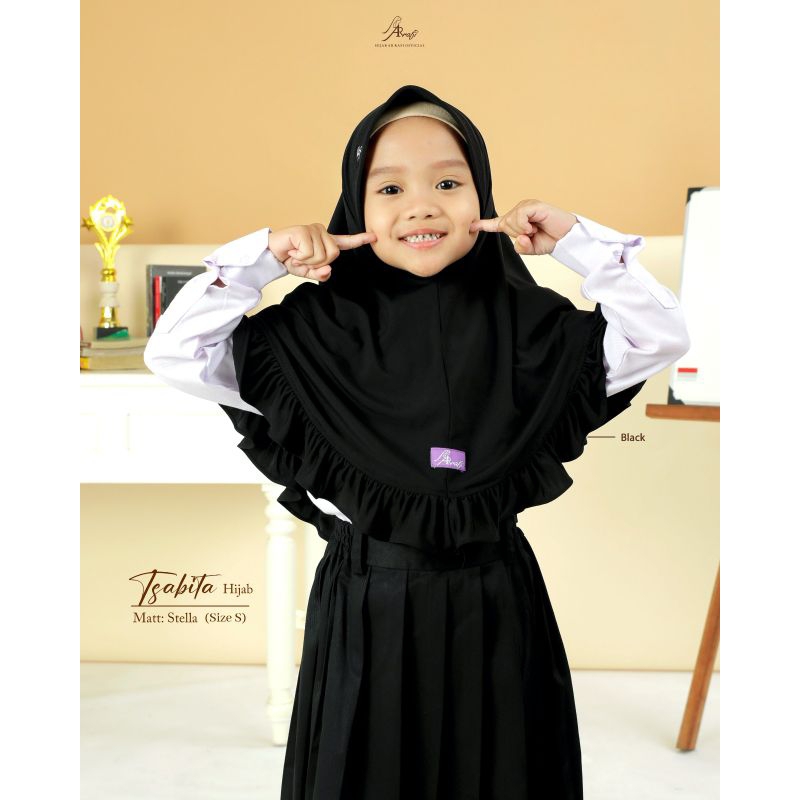 Arrafi Hijab Jilbab Kerudung Bergo Tsabita Hijab Sekolah (S) Original Terbaru