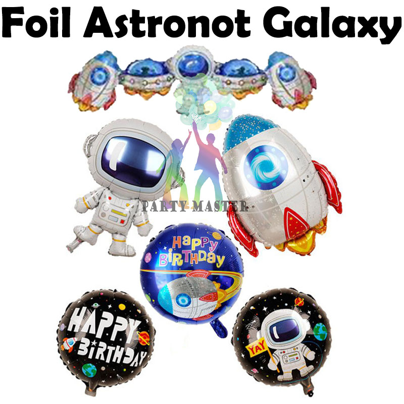 PartyMaster Astronaut Foil Balloon / Balon Astronot / Antariksa