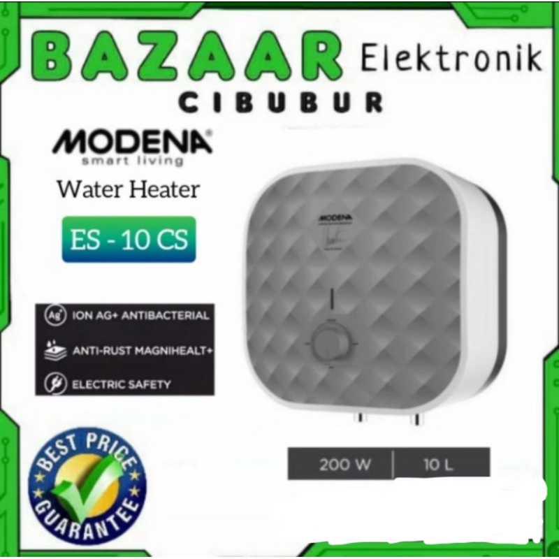 MODENA WATER HEATER LISTRIK ES-10CS1A / ES10CS1A 10 LITER