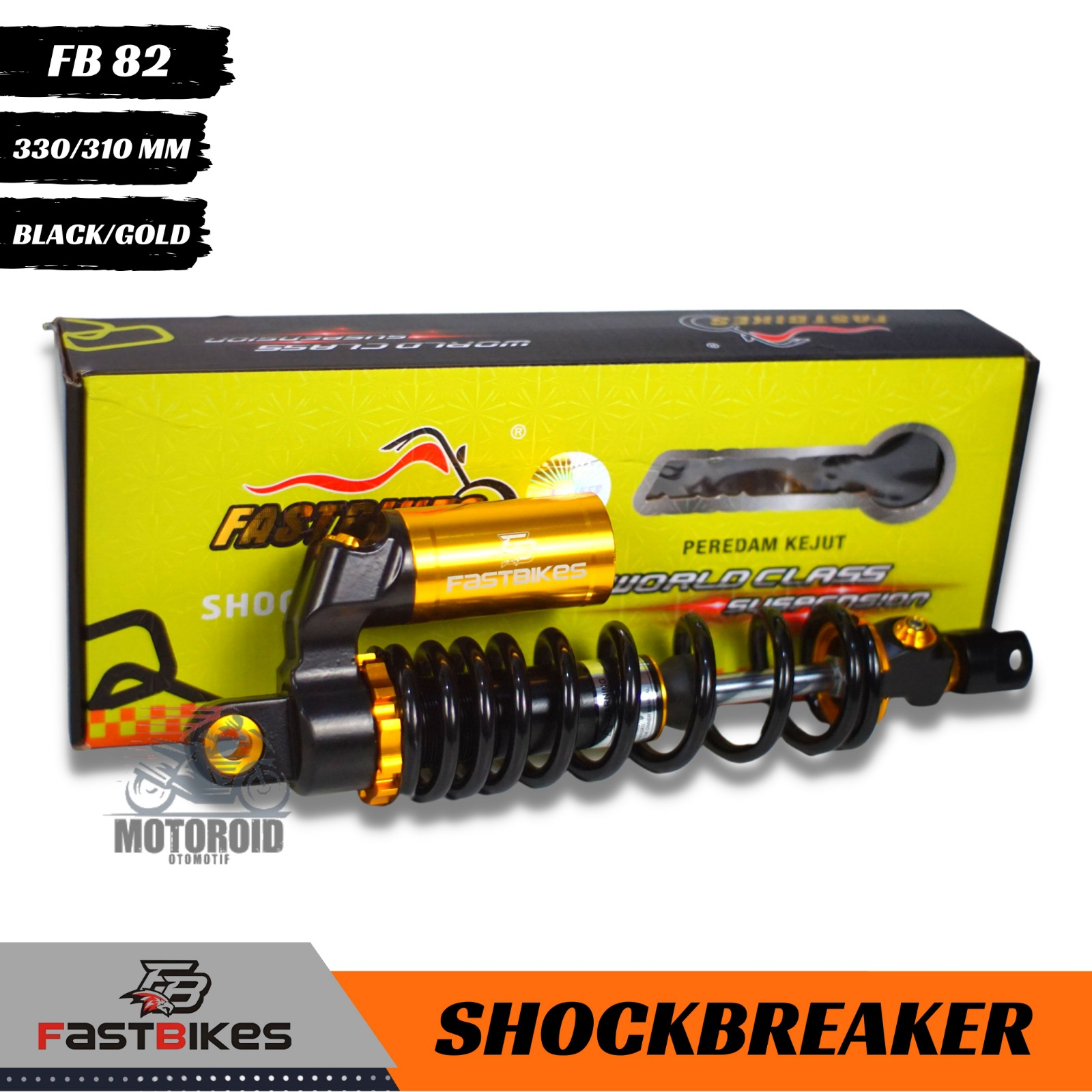 Shock Breaker H Y 310mm 330mm Tabung Atas Matic Full Cnc Universal