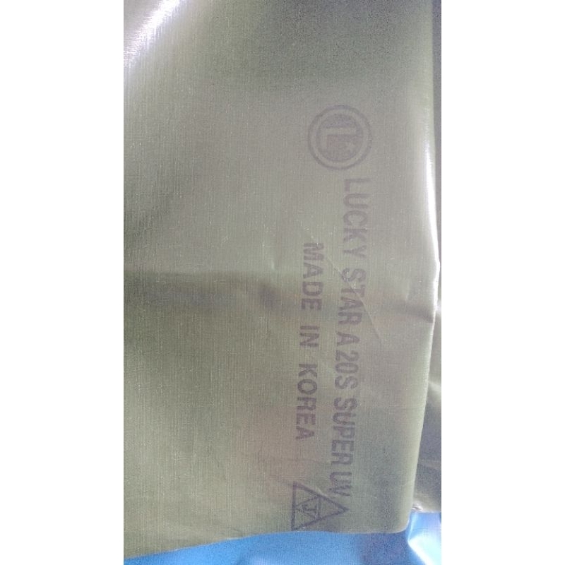 Terpal Plastik type A20 & A15 UV merk oriental dan A20S merk luky star