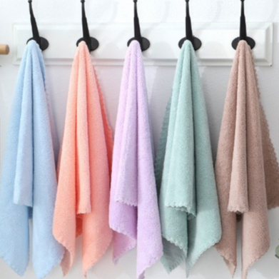 Handuk Muka Wajah Rambut Keramas Kecil untuk Olahraga Salon Klinik Bahan Microfiber 35x75 Warna Warni Lengkap