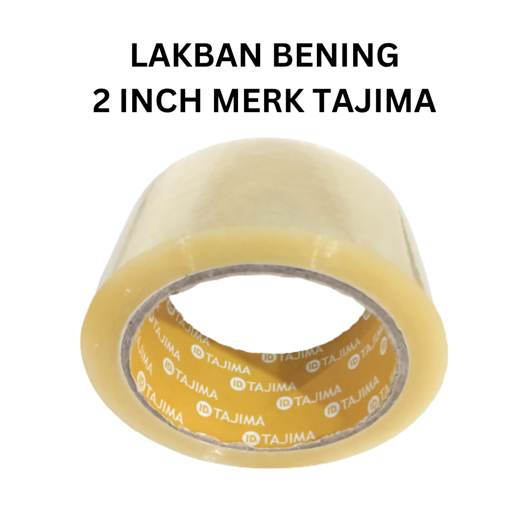 

Lakban Bening 12mm, 24mm, 45mm / Selotip / Tape / Solasi - lakban untuk packing opp