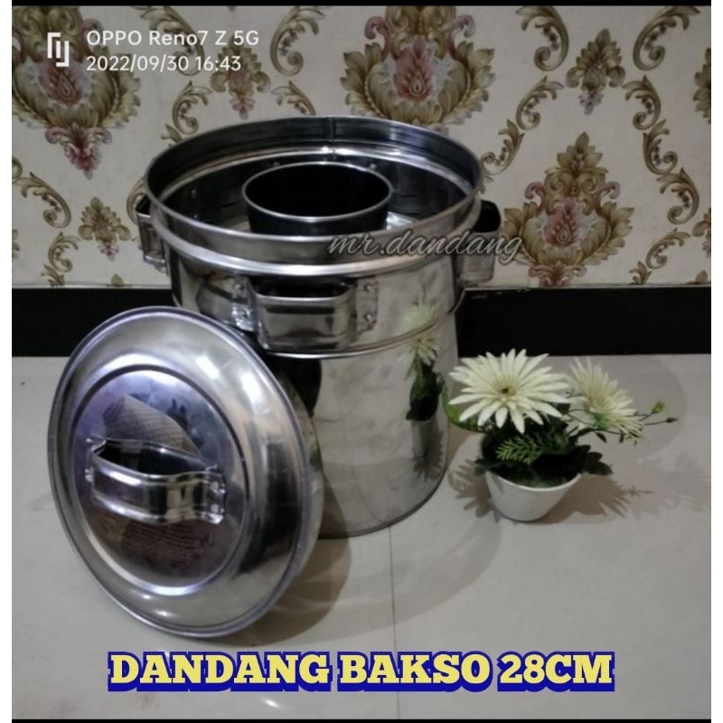 dandang bakso stenlis uk28cm