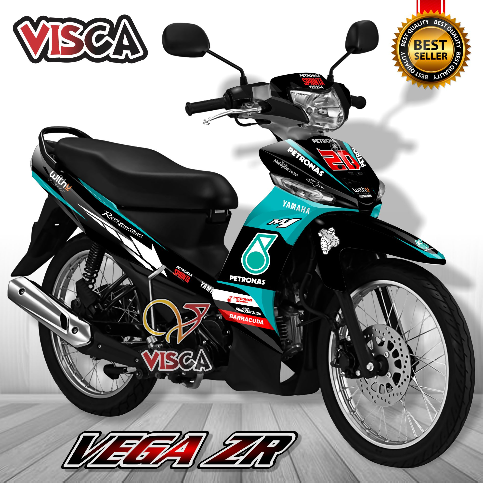 Decal Vega ZR Full Body Stiker Vega ZR Full Body Striping Vega ZR Variasi Full Body Decal Hologram V