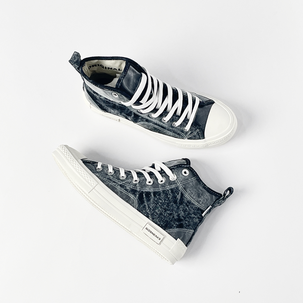 SIDSNEAKS -Sneakers Chara High Denim Wash