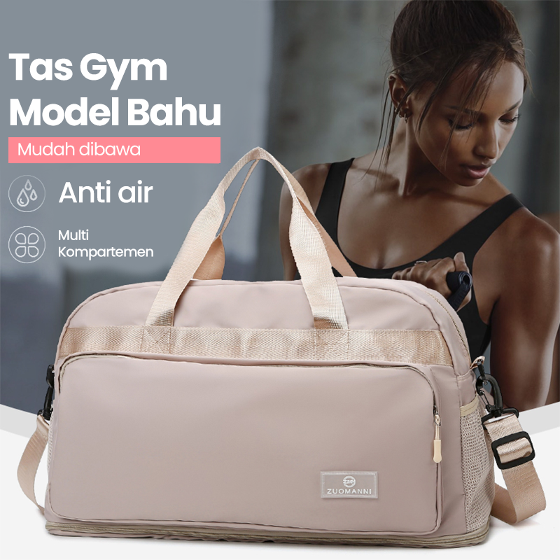 Mainland Tas Travel/Gym/Fitnes Bahu Selempang Waterproof Fashion Sport Tas Olahraga Anti Air TTB109