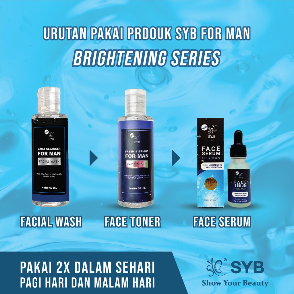 MFI - SYB FORTE SKINCARE FOR MAN SERIES | FACE SPRAY | FACE SERUM | FACE TONER | FACIAL WASH