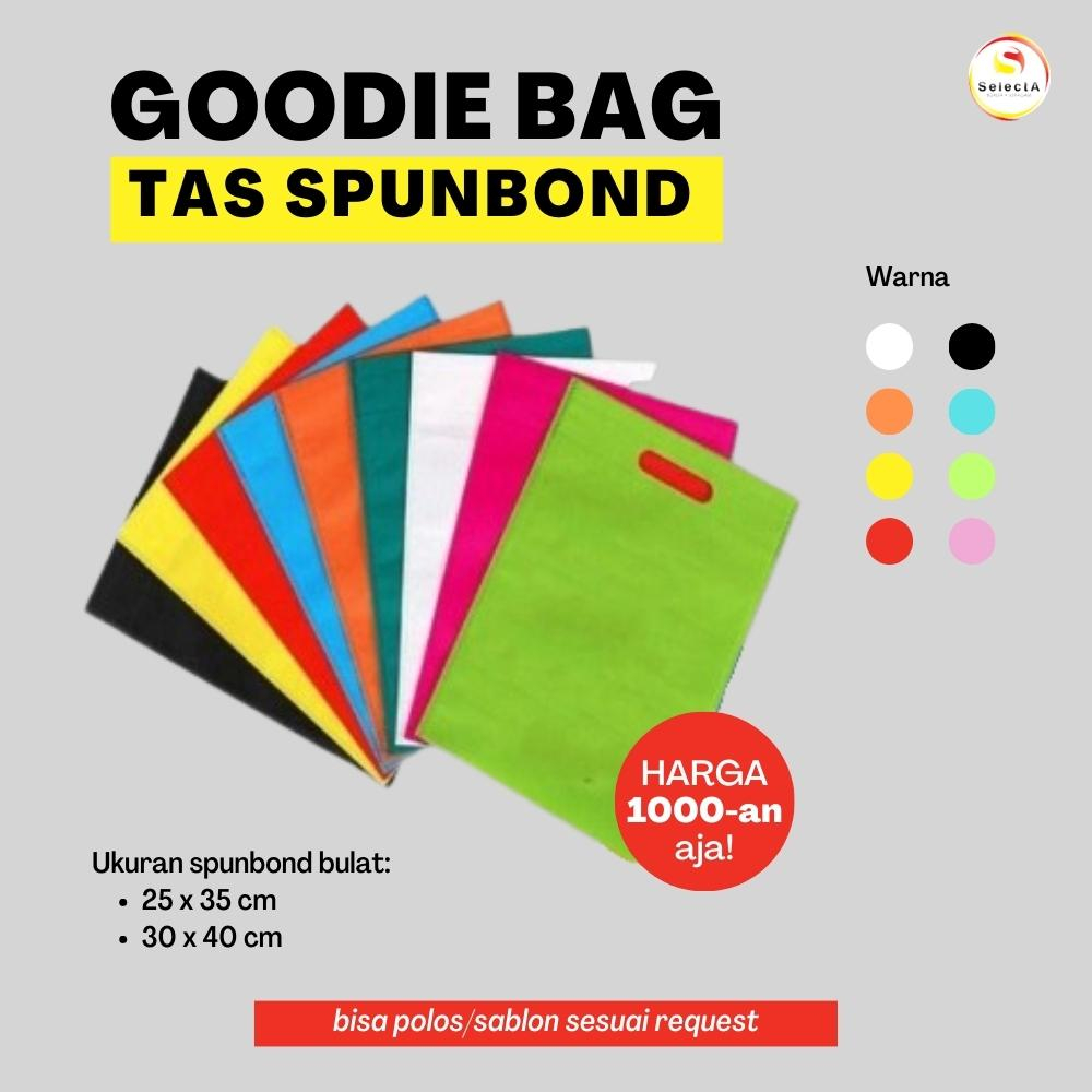 

Goodie Bag Tas Spunbond Oval Warna Random Harga Langsung Per 5 Kodi