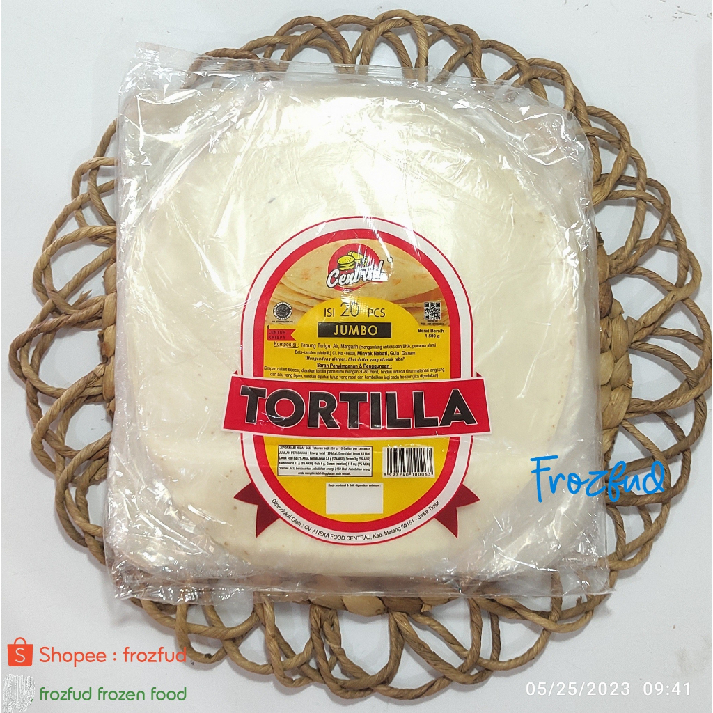 

Tortilla Central Sedang (isi 20 Lembar)