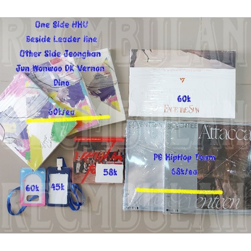 Doll Mingyu Impick Wonwoo Album Your Choice Attacca FTS