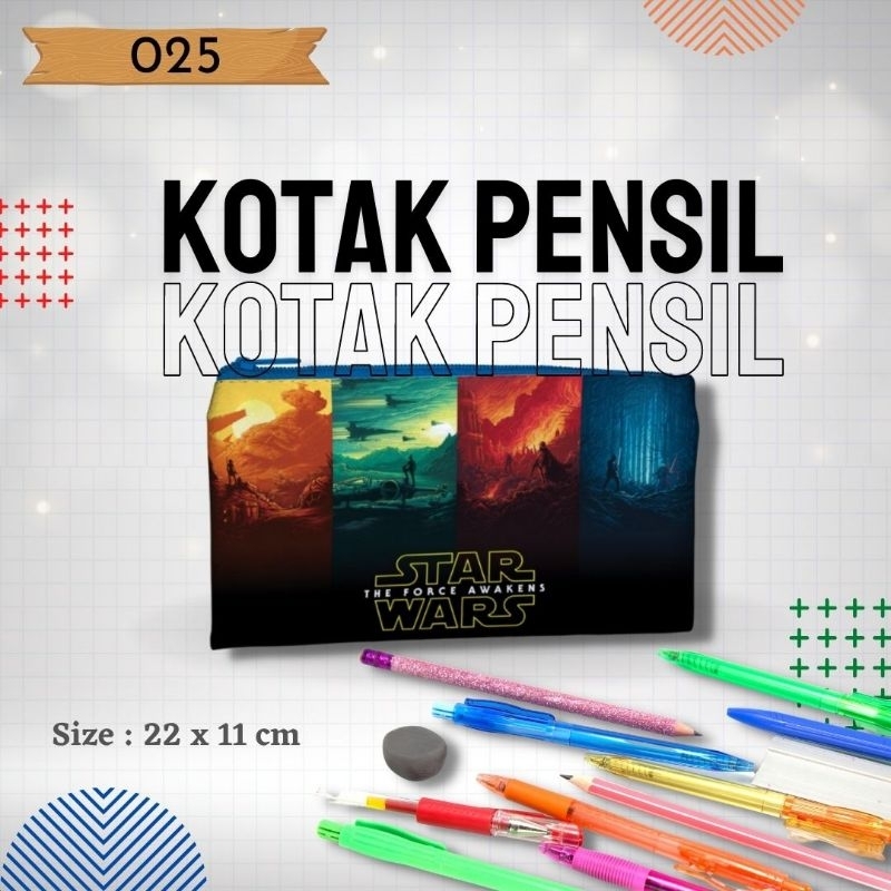 

Tempat Pencil, Pena untuk TK,SD,SMP,SMA,dan Mahasiswa Gambar Star Wars 025 Serbaguna Murah Dan Kualitas Terjamin.