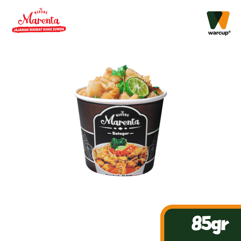 

Warung Marenta - BATAGOR BANJIR (85gr) CEMILAN INSTANT PEDAS GURIH VIRAL