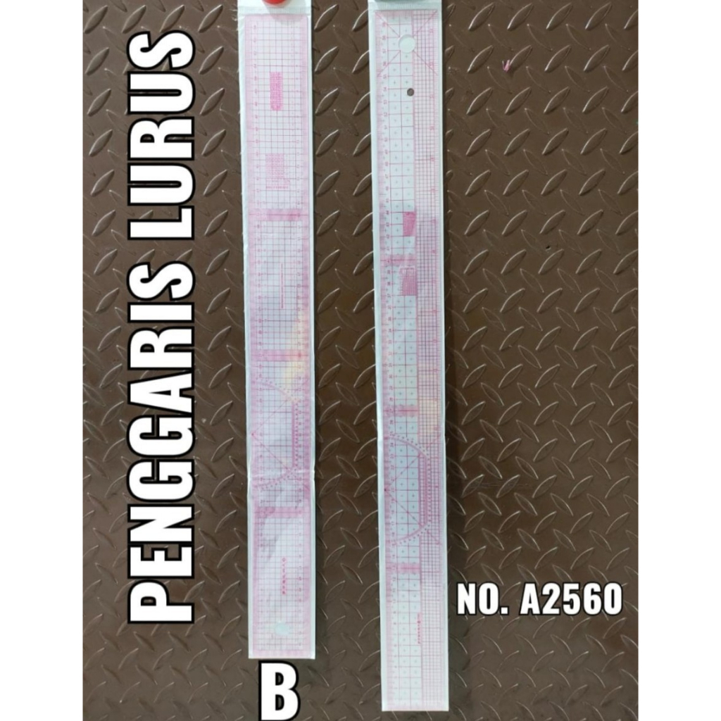 

Penggaris Jahit A2560 / Quilting Ruler / Penggaris Jahit Pola Kain