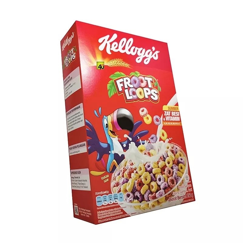 Kellogs Froot Loops 160 gr Original Kemasan Asli