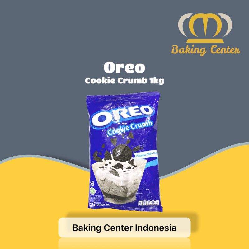 

Oreo Cookie Crumb 1kg / Remahan Biskuit Oreo 1kg