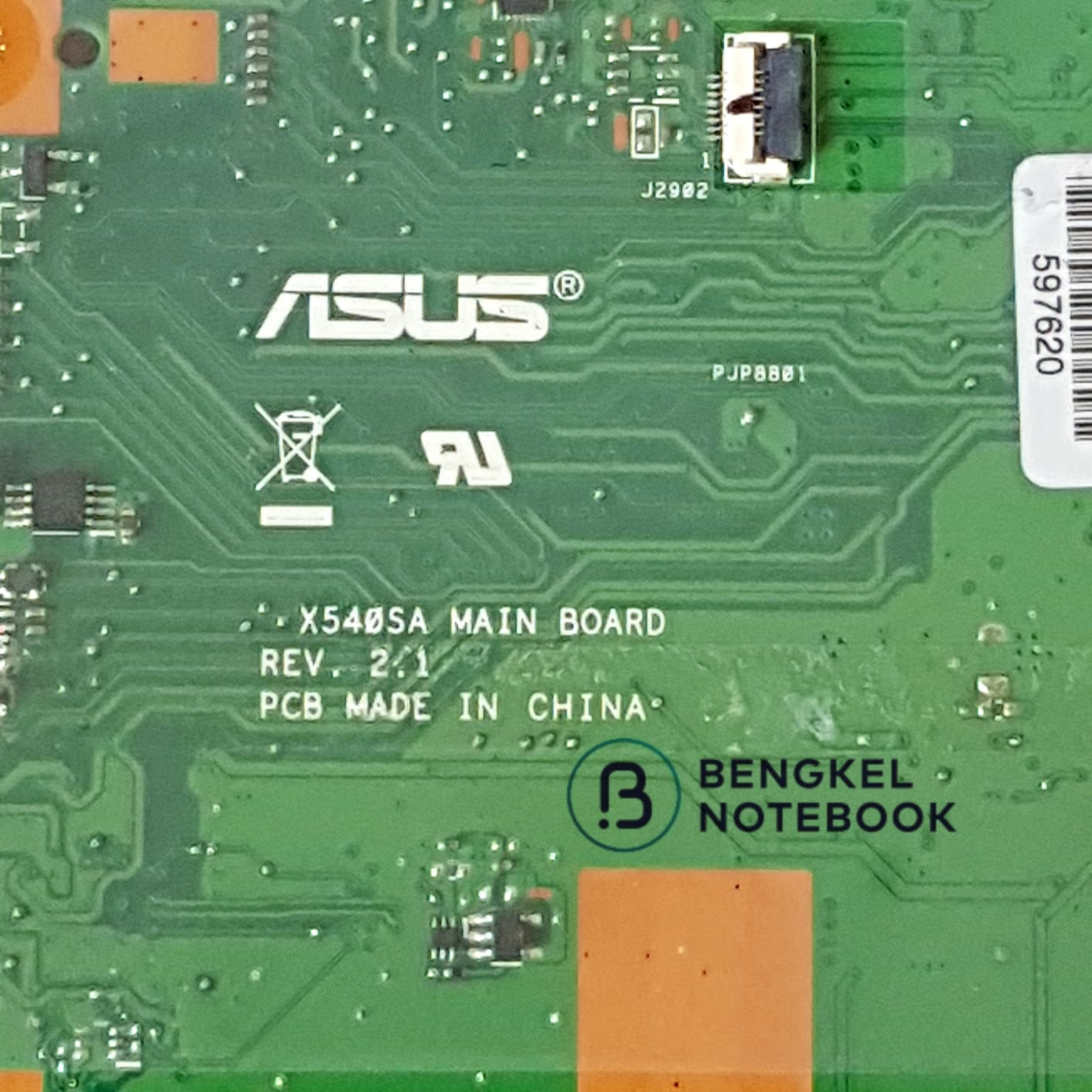 Motherboard Asus X540SA Pentium N3700 1.6Ghz CPU 60NB0B30-MB1030