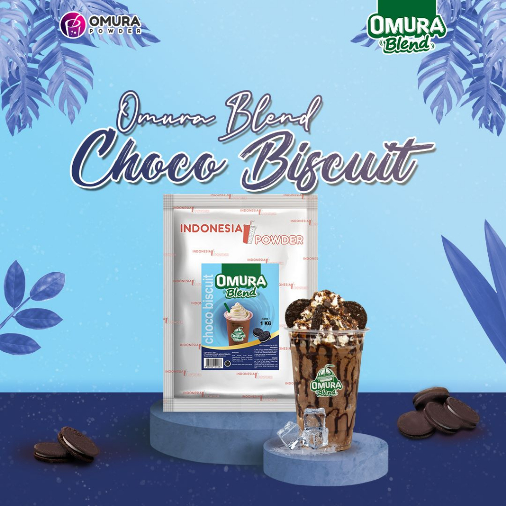 

BLEND Bubuk Minuman Premium Rasa Choco Biscuit / Cokelat Biskuit Mix Gula 1 Kg & 500 Gram Indonesia Powder