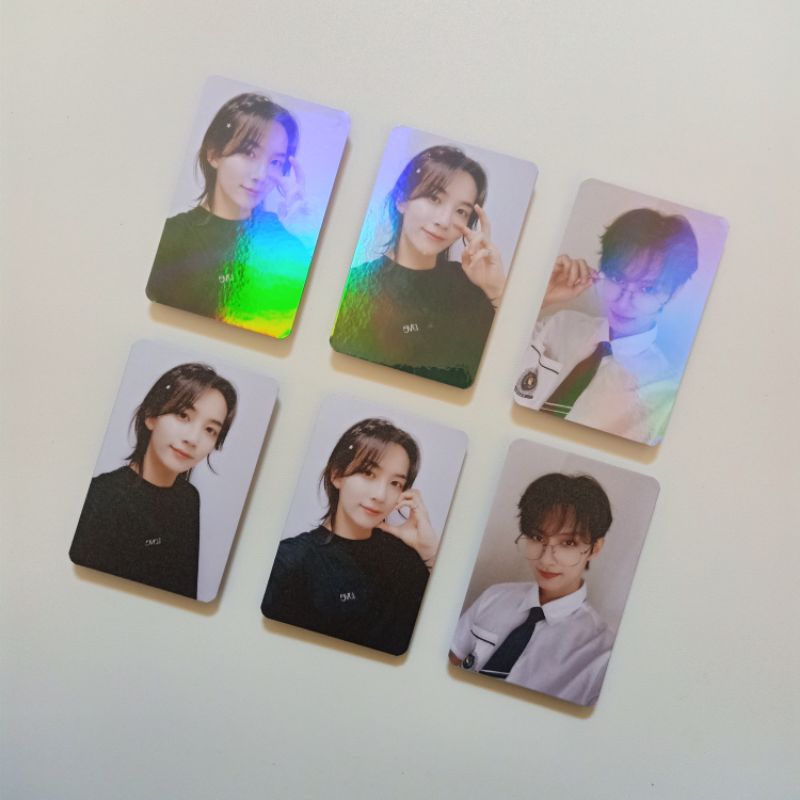 Custom Unofficial Photocard Hologram & Glitter / Jeonghan & Jun