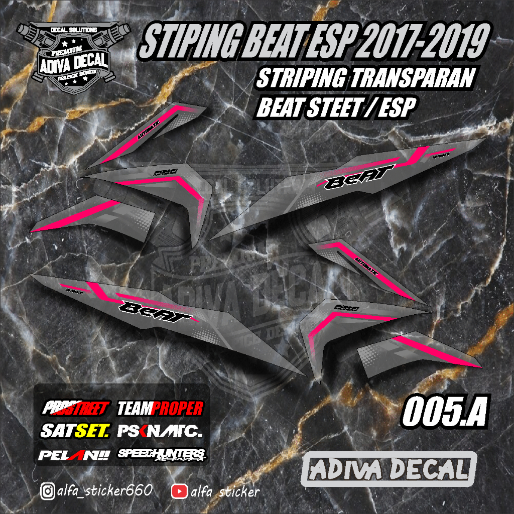 STRIPING BEAT STREET TRANSPARAN /ESP BEAT FI TAHUN 2017-2019 005