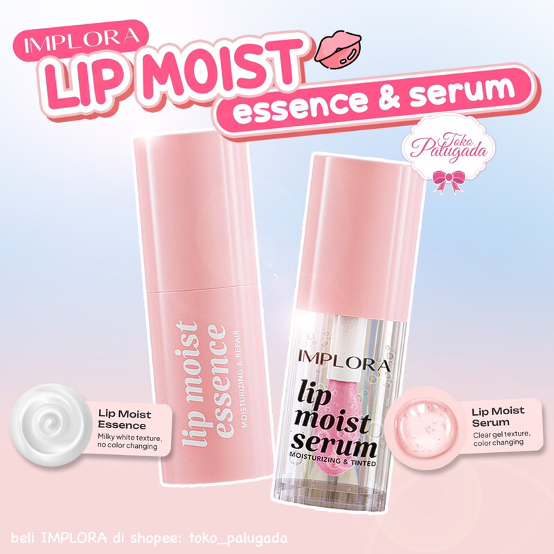 [BISA COD] Implora Lip Moist Serum - Implora Lip Moist Essence - Serum Bibir Implora