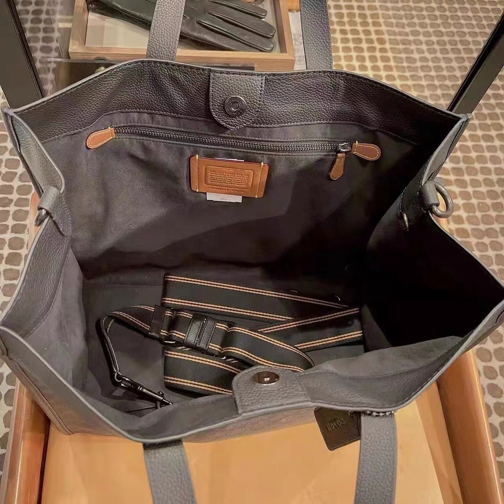 [Instant/Same Day]COACH 7674  077  8457  023  New Men's Bag Classic Logo Field Tote No. 40 Tote Bag Shoulder Bag Crossbody Bag Handbag  ttb