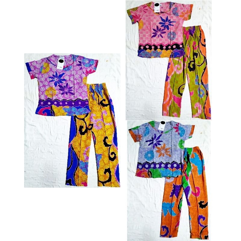 Setelan Daster LuZa SPK ABG RT Batik Tulis | Set Celana Panjang Lu-Za