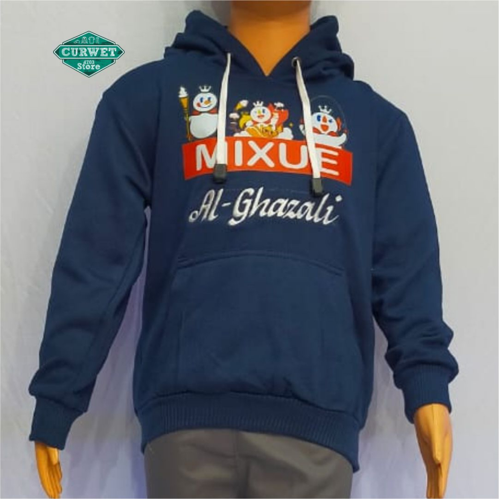 HOODIE MATA MIXUE LAKI-LAKI/PEREMPUAN BORDIR NAMA SUKA-SUKA