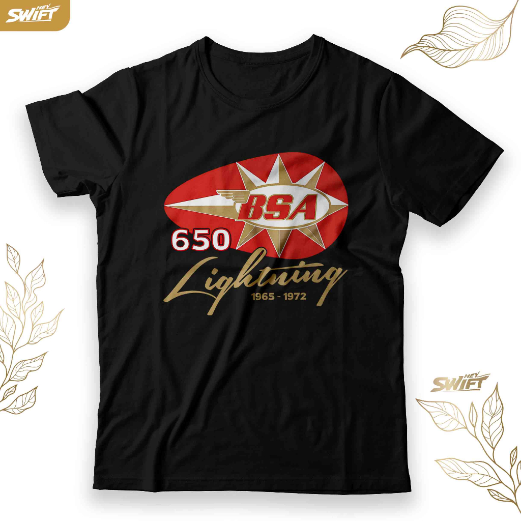 KAOS BSA Lightning 650 lightning motorcycle TSHIRT BAJU DISTRO