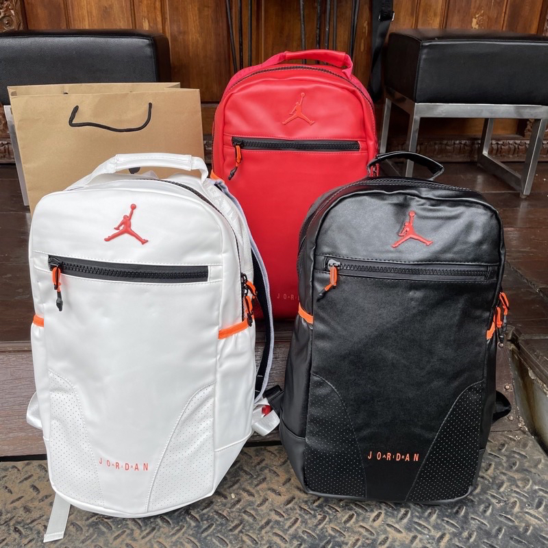 RANSEL JORDAN KULIT RETRO 6 / BACKPACK BAGPACK LEATHER JORDAN / TAS SEKOLAH / TAS KANTOR / TAS KULIT JORDAN