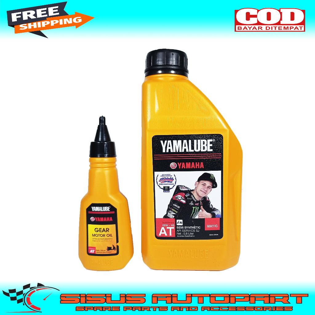 PAKET YAMALUBE MATIC DAN OLI GARDAN YAMALUBE / OLI YAMALUBE MATIC 800ML PLUS OLI GARDAN YAMALUBE 100ML