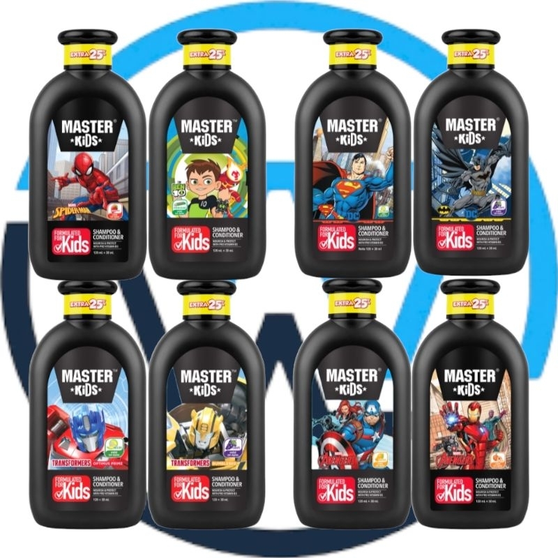 Master Kids Shampoo &amp; Conditioner 120ml + 30ml