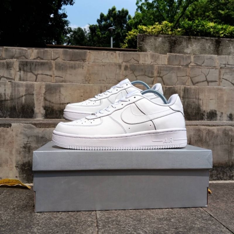 [BEST SELLER] SEPATU KETS PUTIH. NK AIRFORCE 1ONE FULL PUTIH. GRADE ORI. 36-44