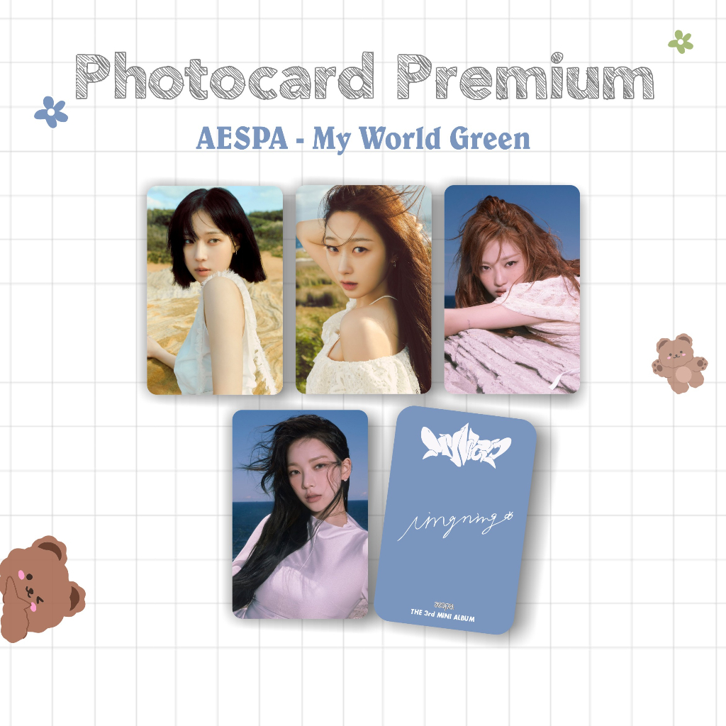 Photocard PREMIUM AESPA DRAMA My World SG 2024