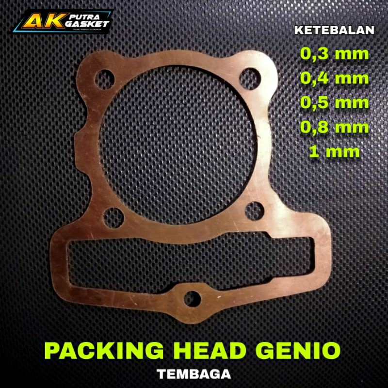 Paking Head Genio Tembaga / Packing Perpak Gasket Honda Genio