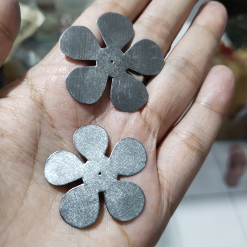 cetakan bunga corsase ukuran 3 dan 4 cm